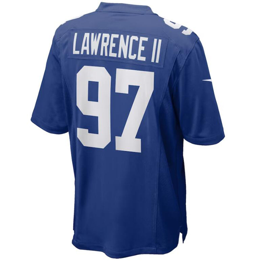 #97 Dexter Lawrence II Player NY.Giants Royal Game Stitched Football Jerseys