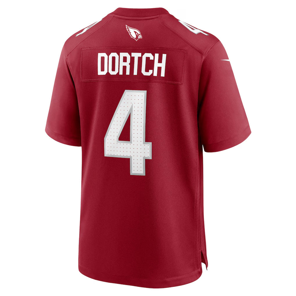 A.Cardinals #4 Greg Dortch Player Cardinal Home Game Football Jerseys