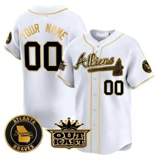 Custom A.Braves Atliens Vapor Premier Limited ¨C All Stitched Baseball Jerseys