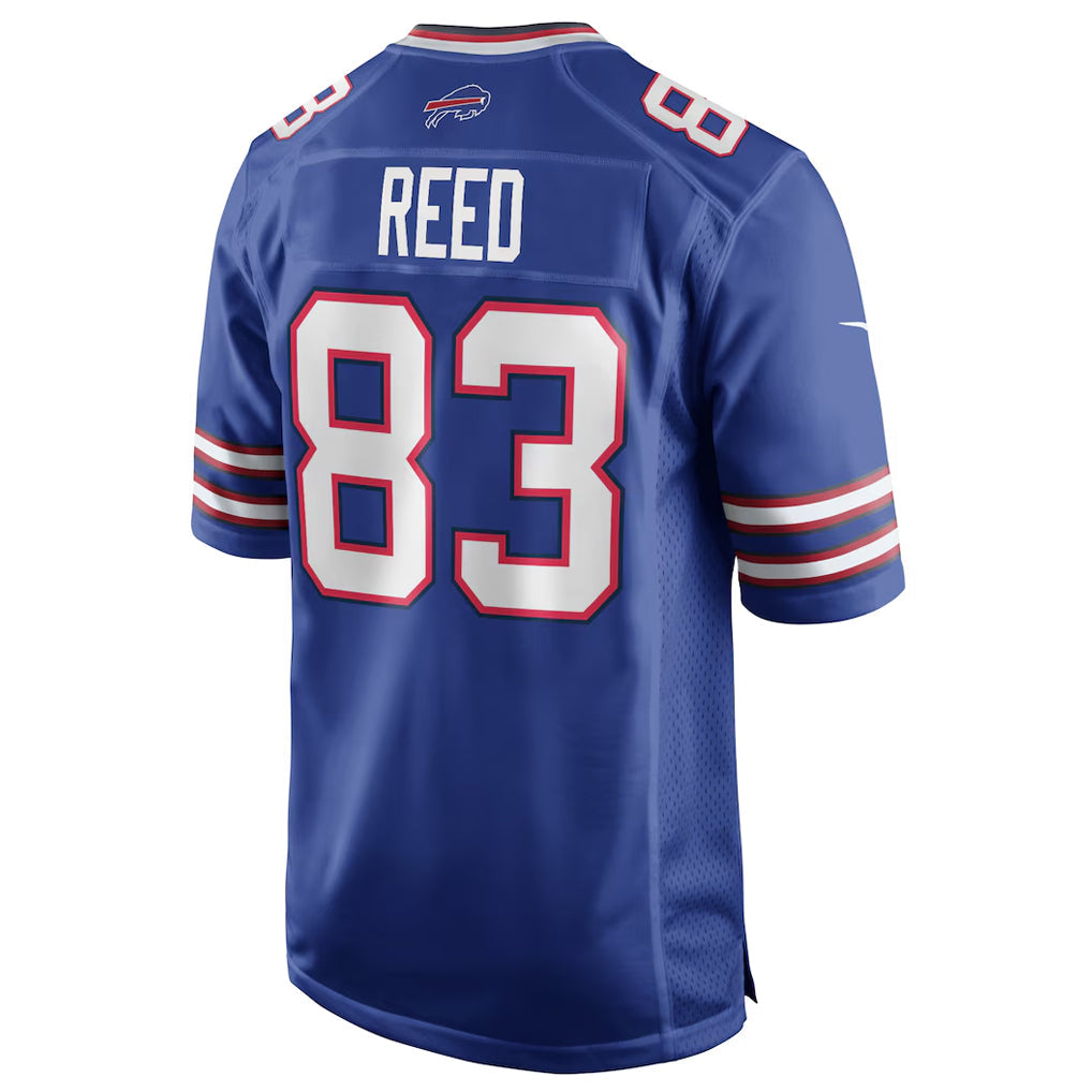 B.Bills #83 Andre Reed Player Royal Game Home Game Football Jerseys