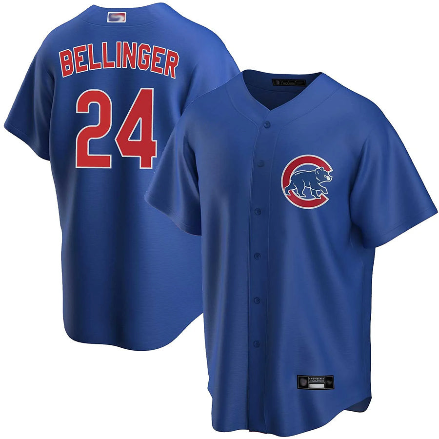 C.Cubs #24 Cody Bellinger Player Blue Replica Home Baseball Jerseys