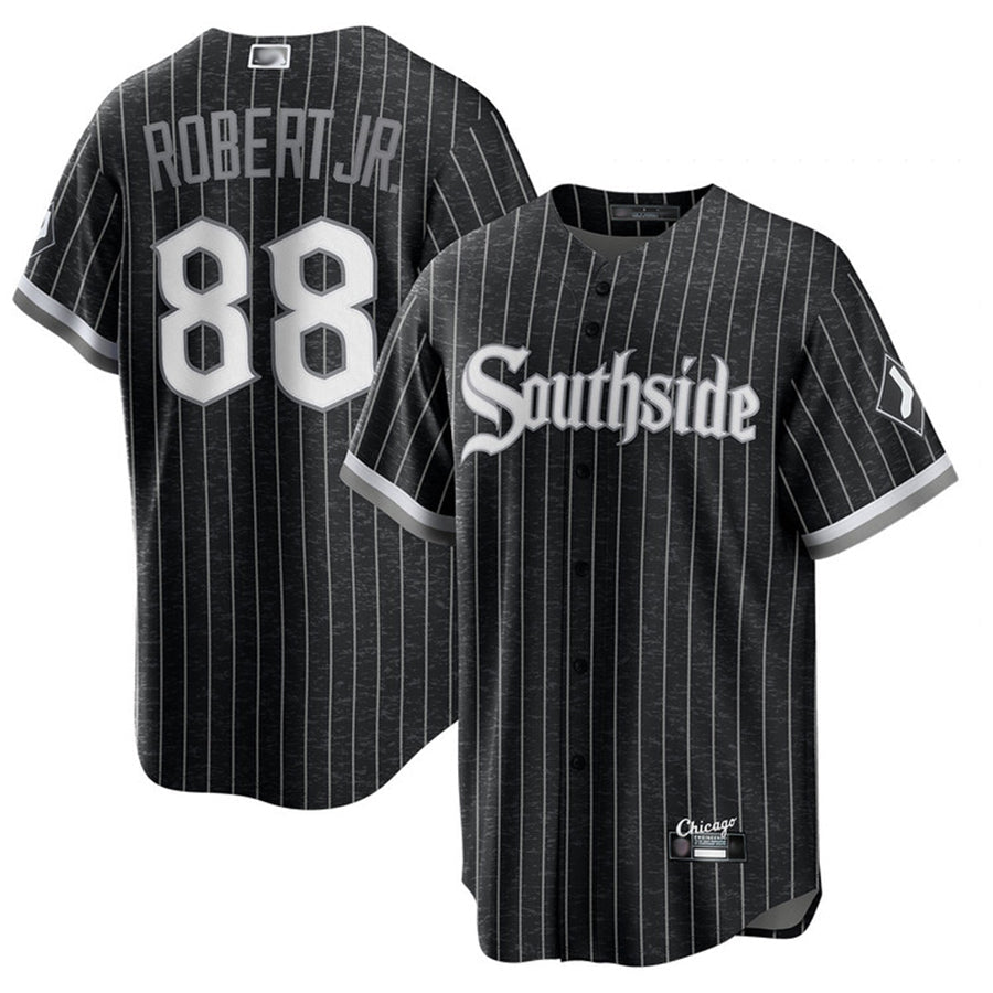 C.White Sox #88 Luis Robert Jr. Player Black City Connect Baseball Jerseys