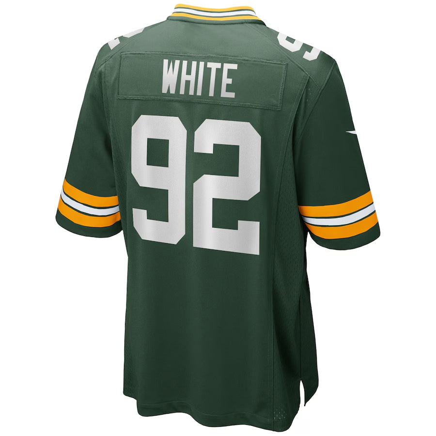 GB.Packers #92 Reggie White Player Green Home Game Football Jerseys