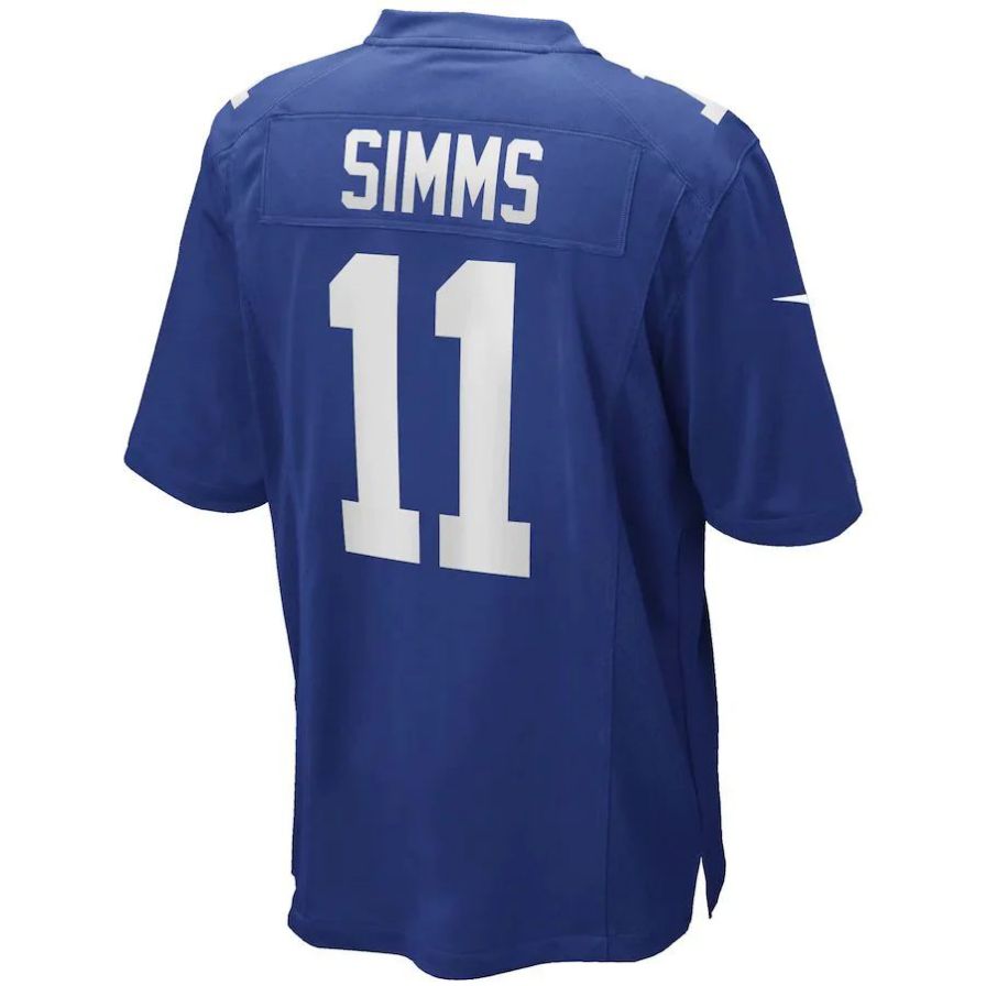 #11 Phil Simms Player NY.Giants Royal Game Football Jerseys
