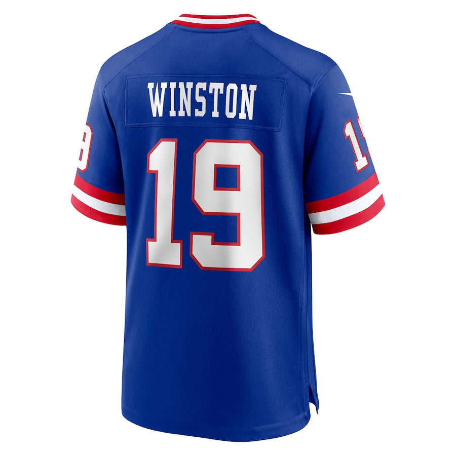 NY.Giants #19 Jameis Winston Player Red Alternate Game Football Jerseys
