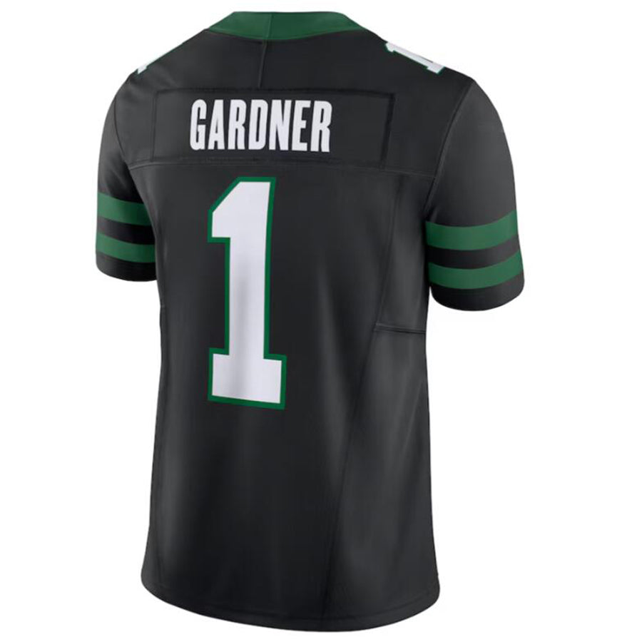 #1 Ahmad Sauce Gardner Player NY.Jets Black Vapor F.U.S.E. Limited Football Jersey