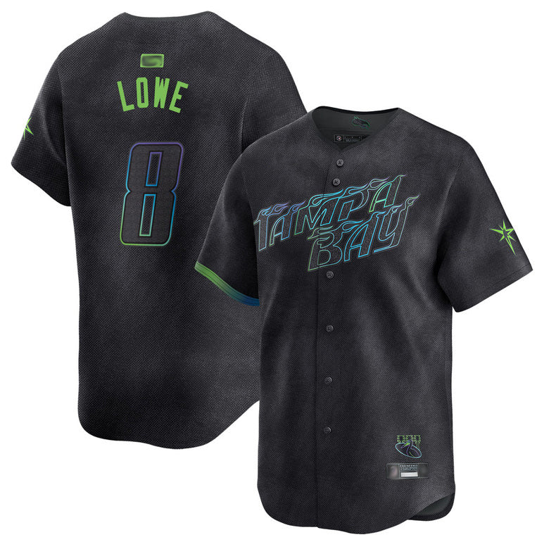 TB.Rays #8 Brandon Lowe Player City Connect Limited Baseball Jerseys